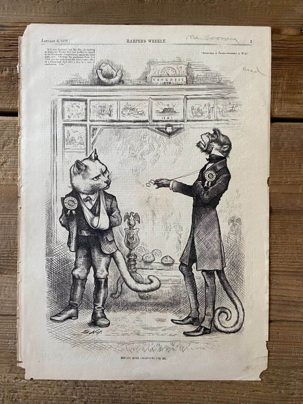 Thomas Nast, Harper's Weekly,
